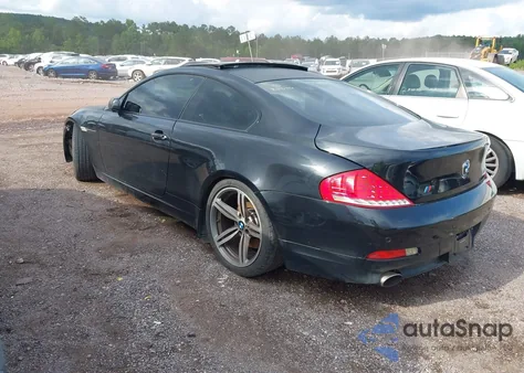 2006 BMW 650I из США, поврежденный, VIN WBAEH13436CR49646